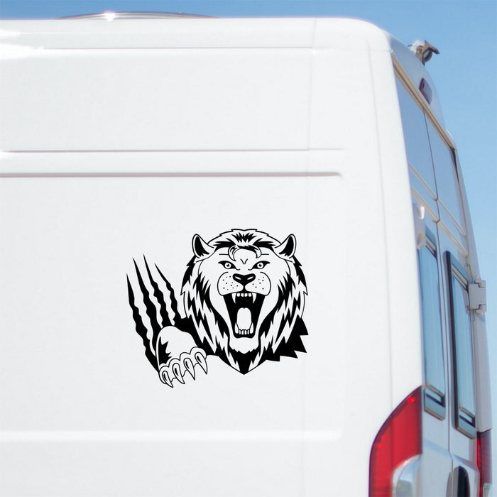 Lion Large Sticker caravan sticker image 1