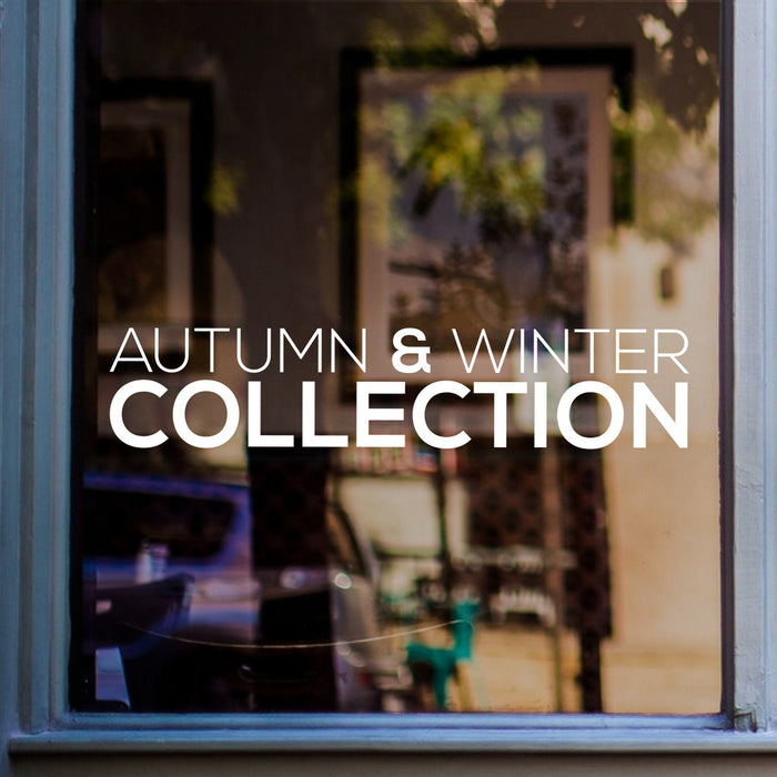 Autumn and Winter Collection shop window sticker