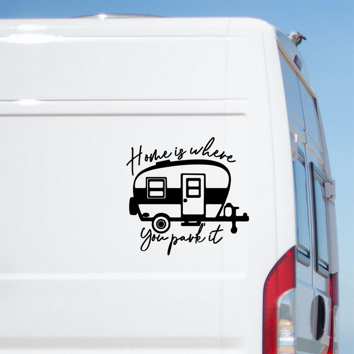 Home Is Where You Park It Caravan Sticker product image 1