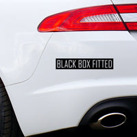 Black box car decal