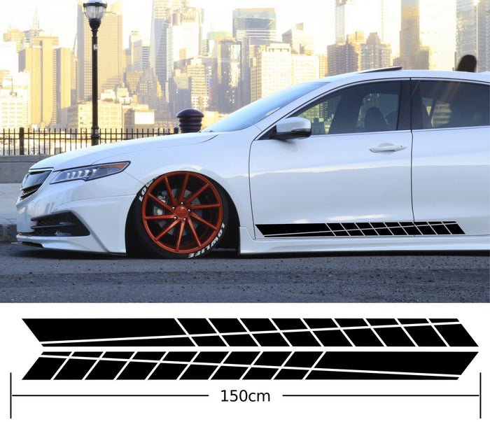 Universal Car Side Stripes Stickers Decals