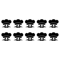 Chef Hat Wall Tile Stickers