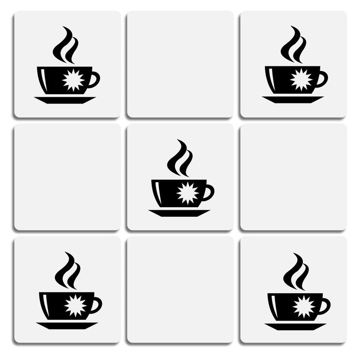 Coffee Tea Cup Wall Tile Stickers