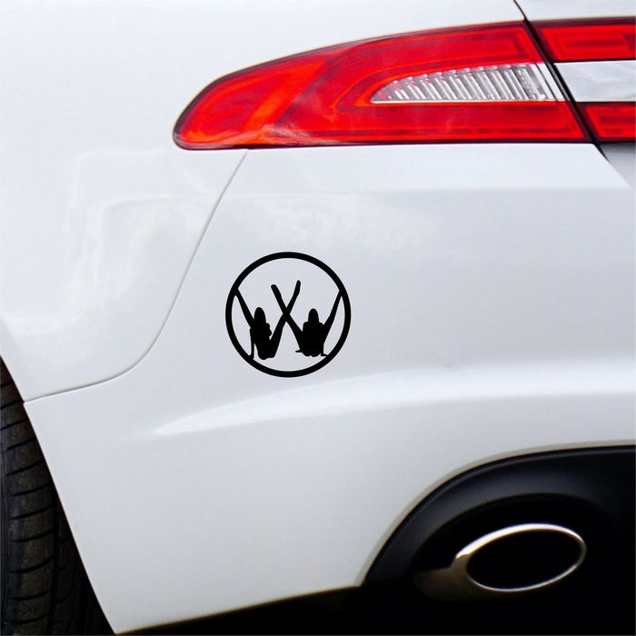 VW Girls Car Sticker