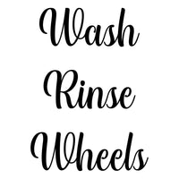 Wash Rinse Wheels Bucket Stickers