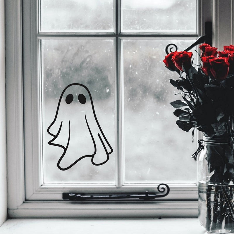 Halloween ghost vinyl sticker