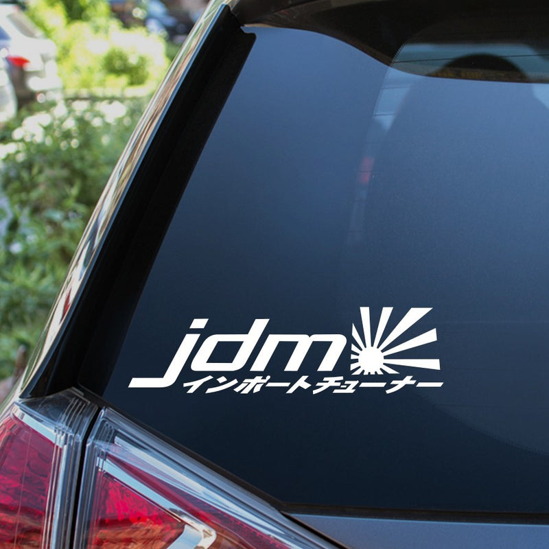 JDM Rising Sun Kanji Car Sticker Decal