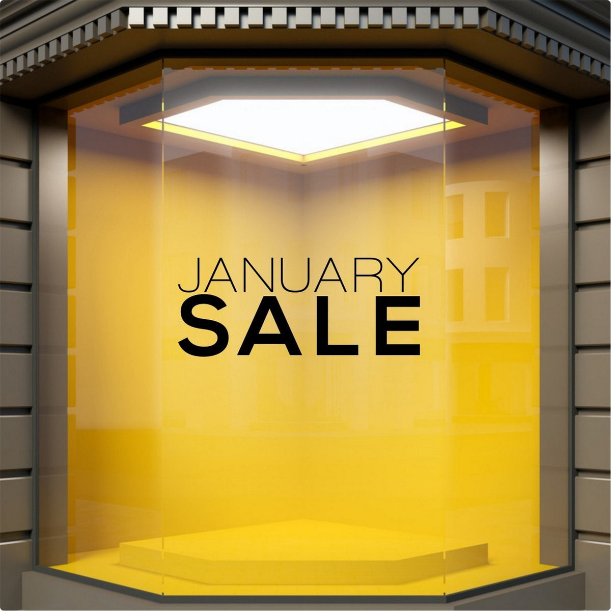 January Sale Shop Window Sticker source gallery image 4