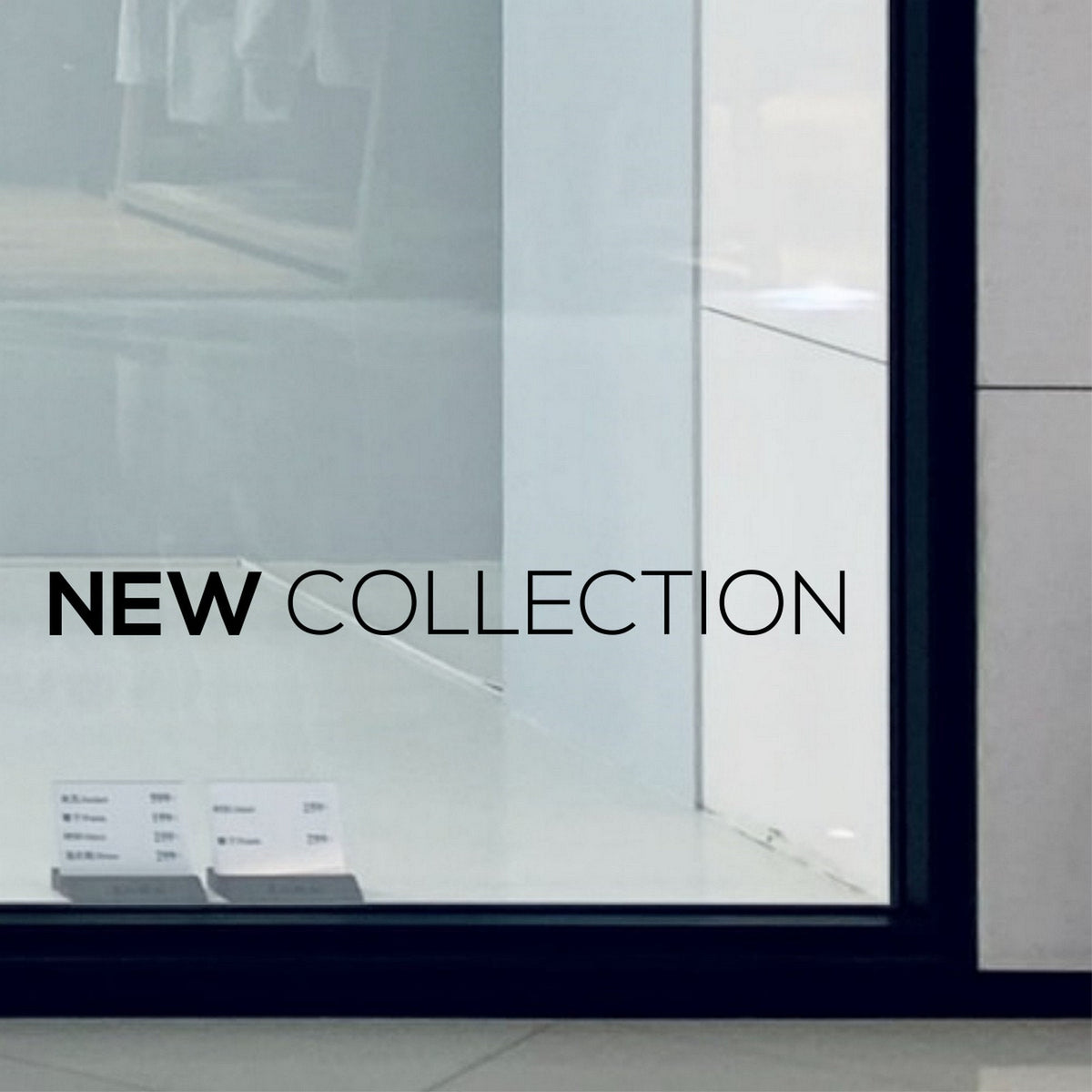 New Collection Shop Window Sticker source gallery image 2