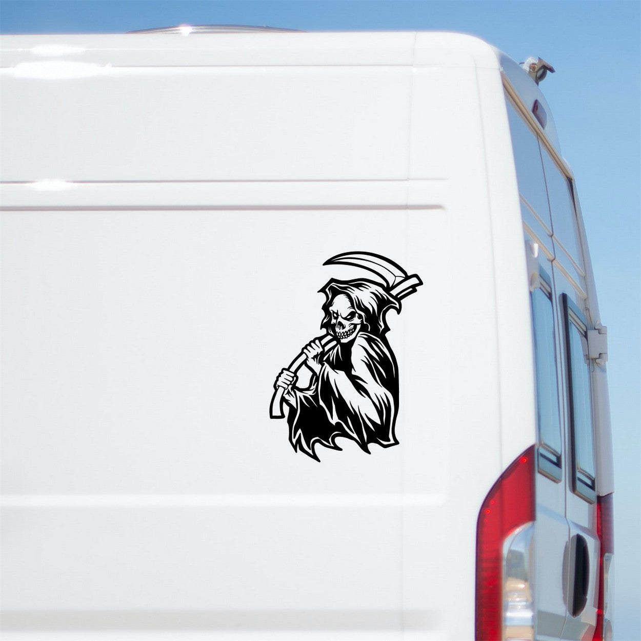 Grim Reaper Scythe Sticker