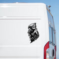 Grim Reaper Sticker – black vinyl decal artwork