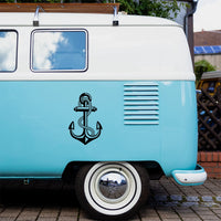 Anchor Sticker on a campervan