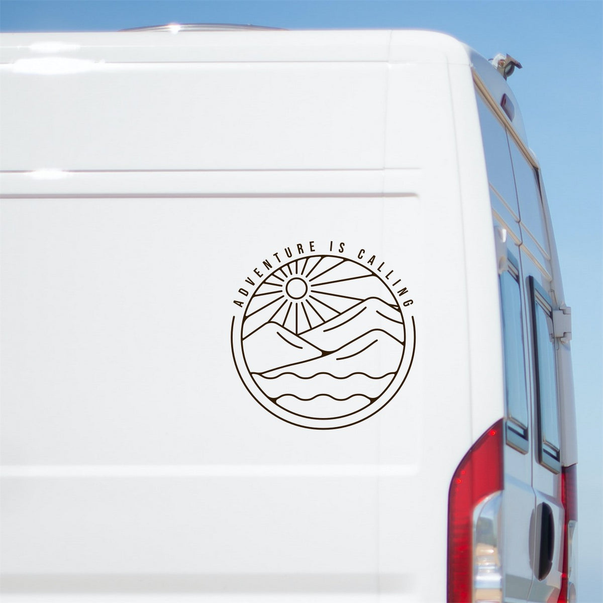 Adventure Is Calling mountains vinyl decal
