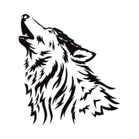 Wolf Head Sticker