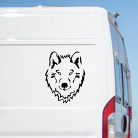 Wolf Head Sticker