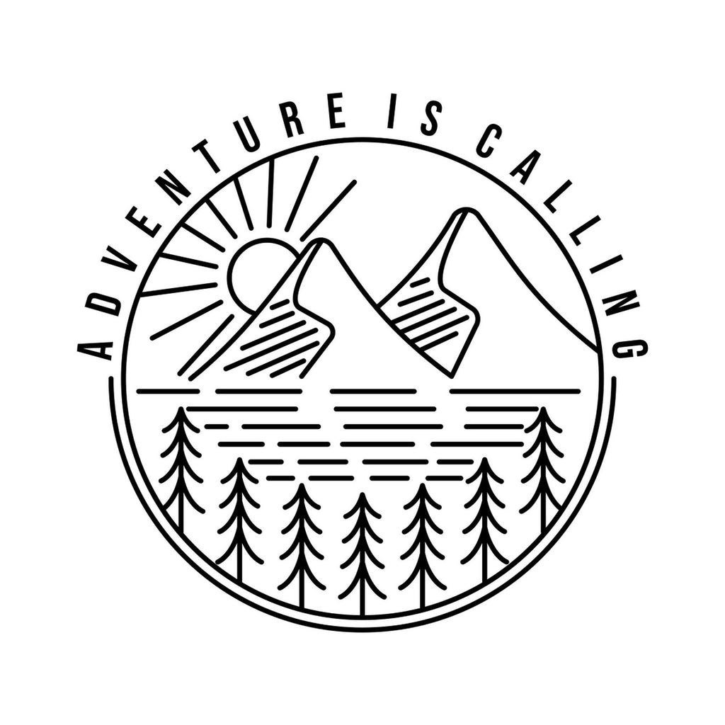 Adventure Is Calling vinyl decal artwork