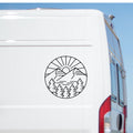 Forest Landscape Scene Sticker on a van