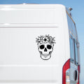Sugar Skull caravan sticker image 1