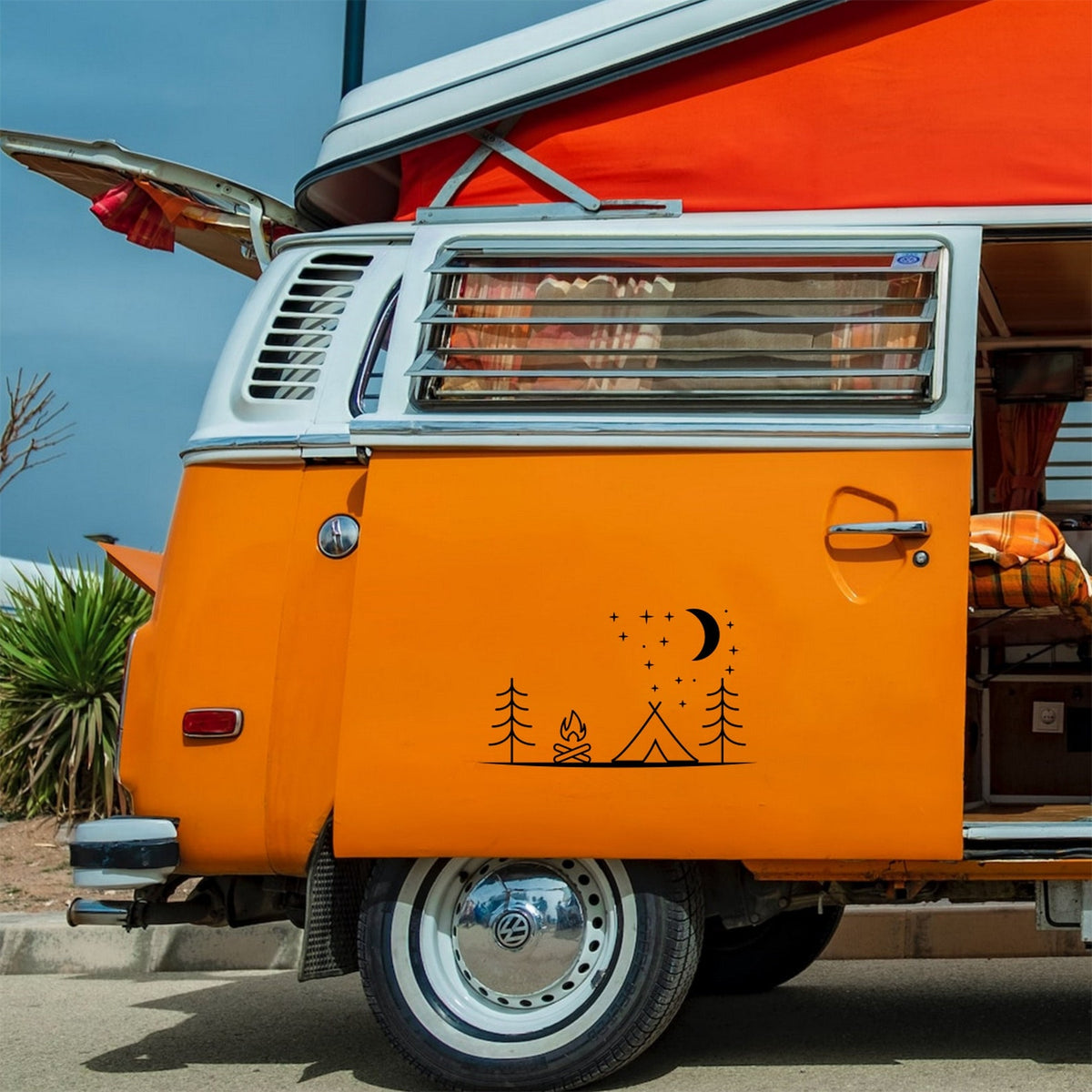 Camping Under The Stars caravan sticker image 3