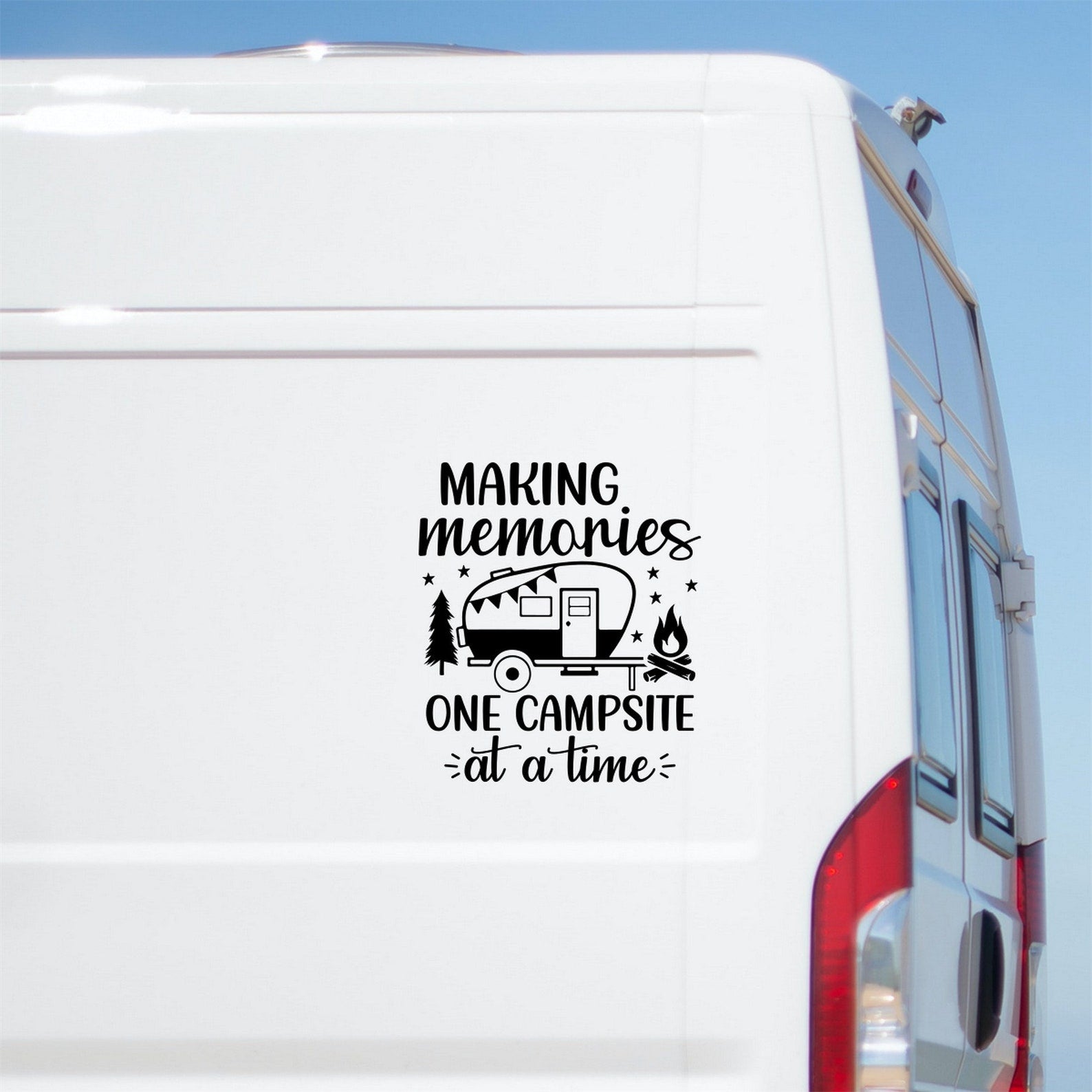 Making Memories caravan sticker image 1