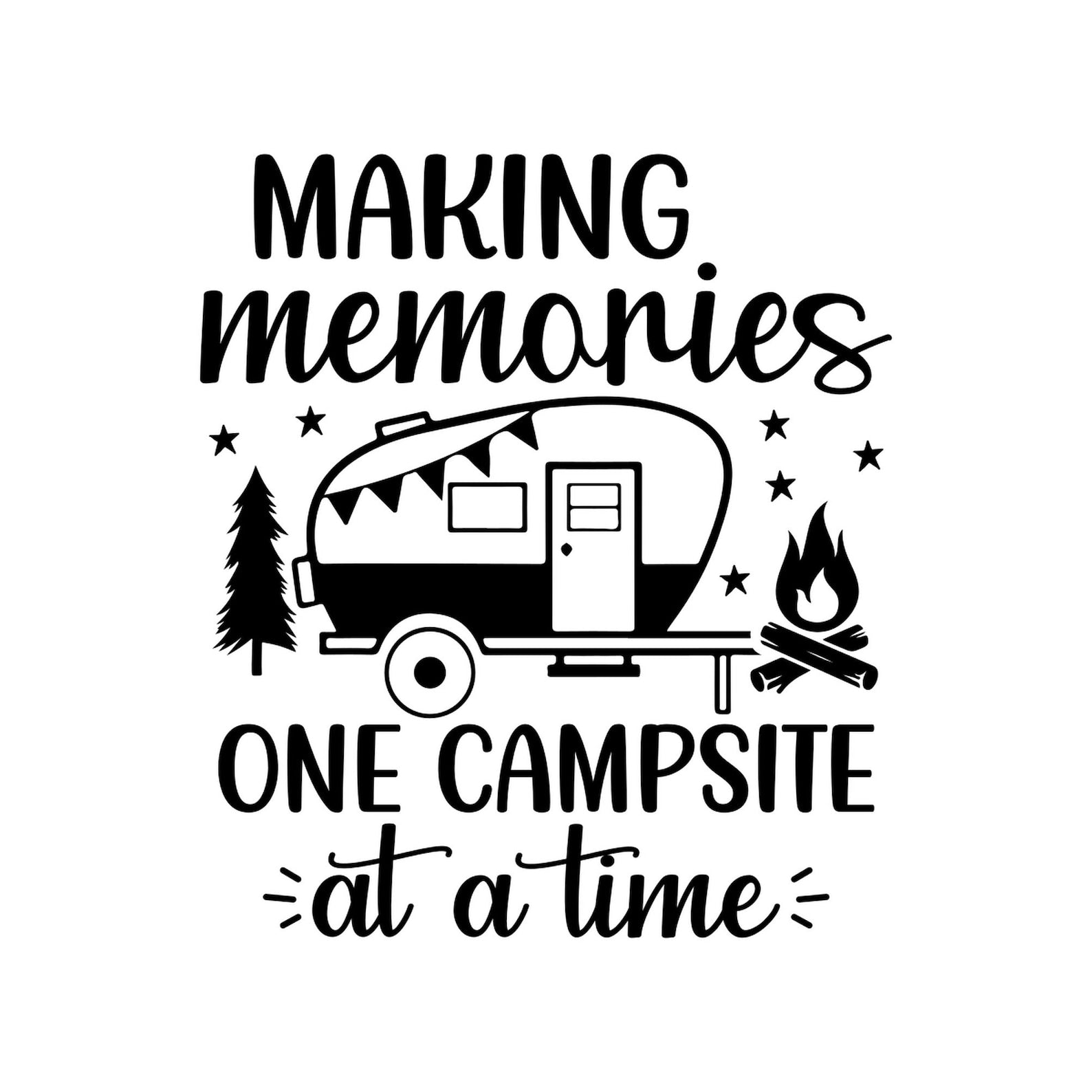 Making Memories caravan sticker image 2