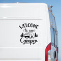 Welcome To Our Camper caravan sticker image 1