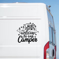 Welcome To Our Camper Sticker caravan sticker image 2