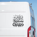 Welcome To Our Camper Decal caravan sticker image 2