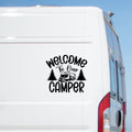 Welcome To Our Camper Decal caravan sticker image 1
