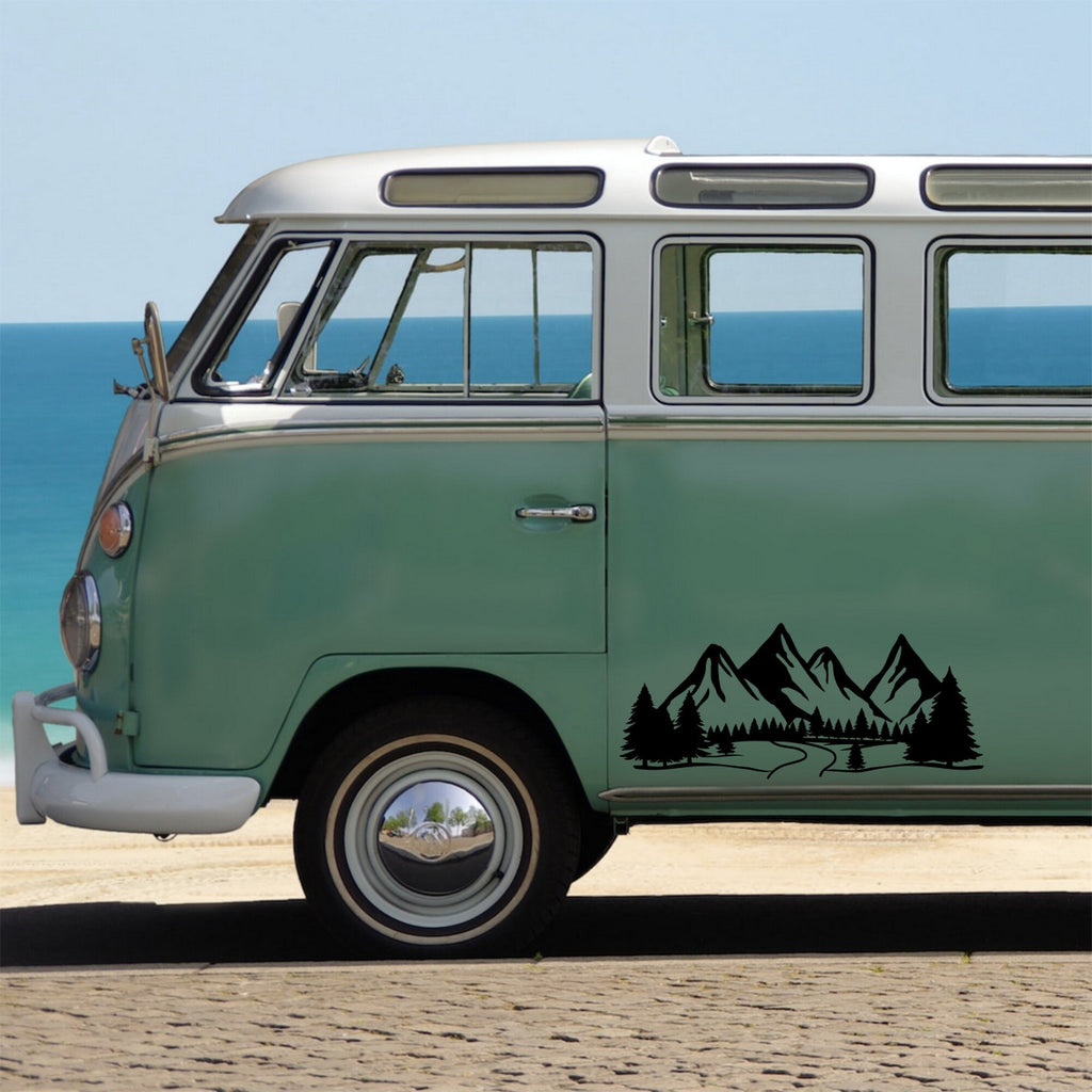 Mountain Forest Vinyl Decal caravan sticker image 4