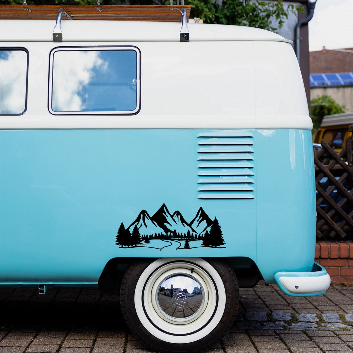 Mountain Forest Vinyl Decal caravan sticker image 6
