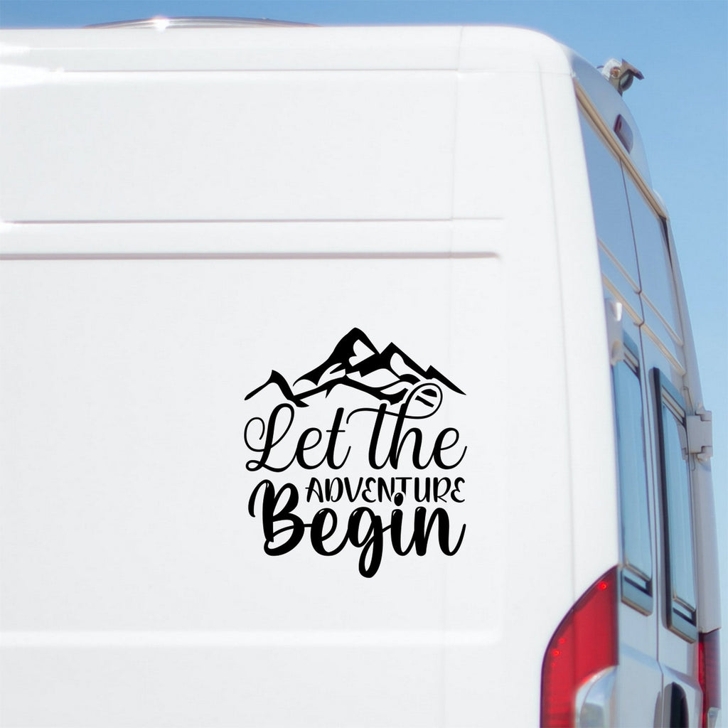 Camper Van Sticker caravan sticker image 1