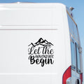 Camper Van Sticker caravan sticker image 1