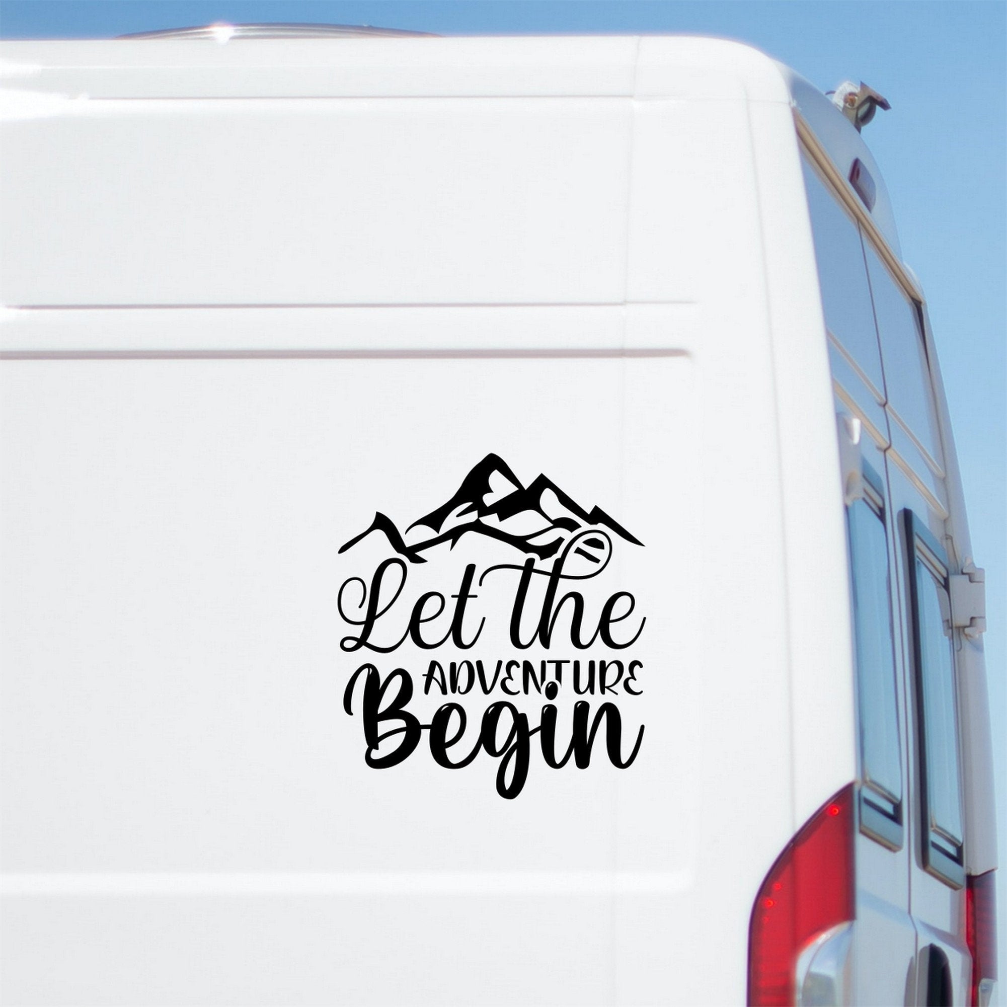Camper Van Sticker caravan sticker image 1