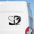 Large Fishing Vinyl Decal caravan sticker image 1