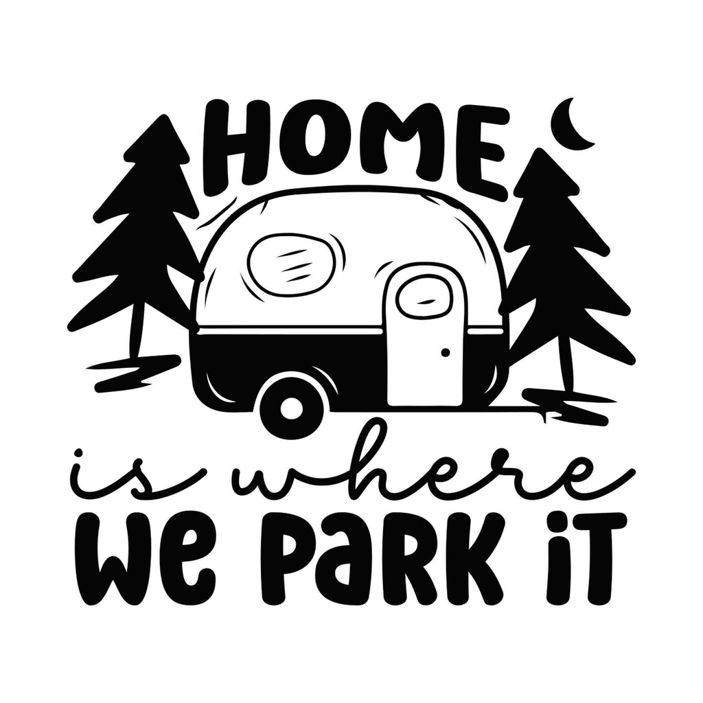 Home Is Where We Park It Sticker caravan sticker image 2