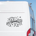 Adventure Sticker caravan sticker image 1