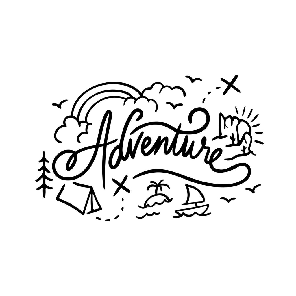 Adventure Sticker caravan sticker image 2