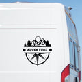 Adventure Compass Vinyl Decal caravan sticker image 1