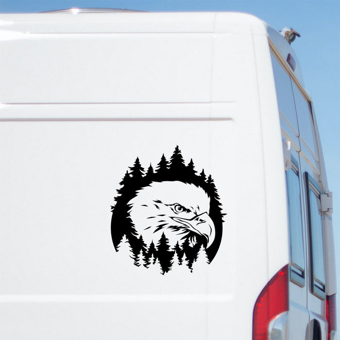Eagle Large Sticker caravan sticker image 1