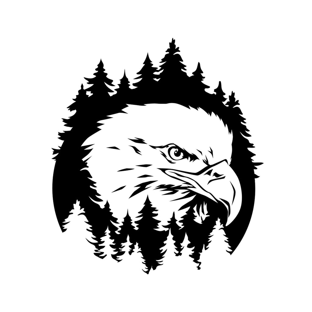 Eagle Large Sticker caravan sticker image 2
