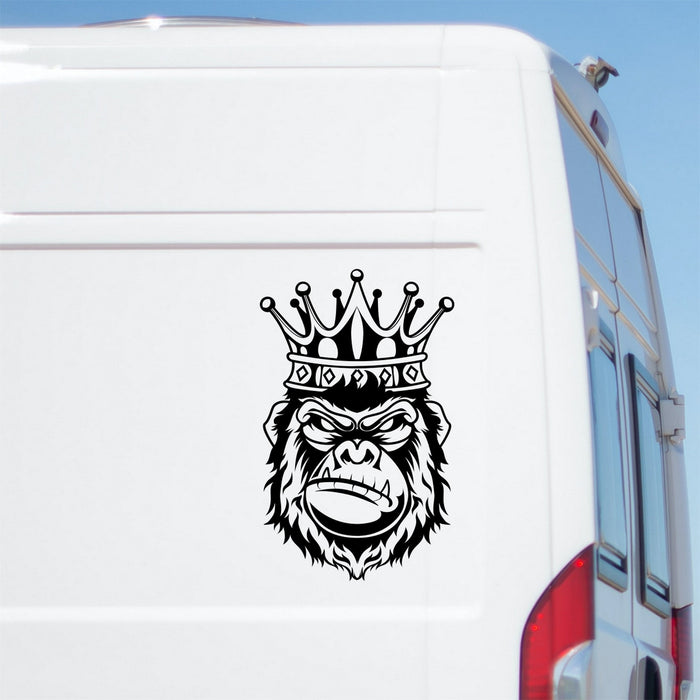 Gorilla Large Sticker caravan sticker image 1