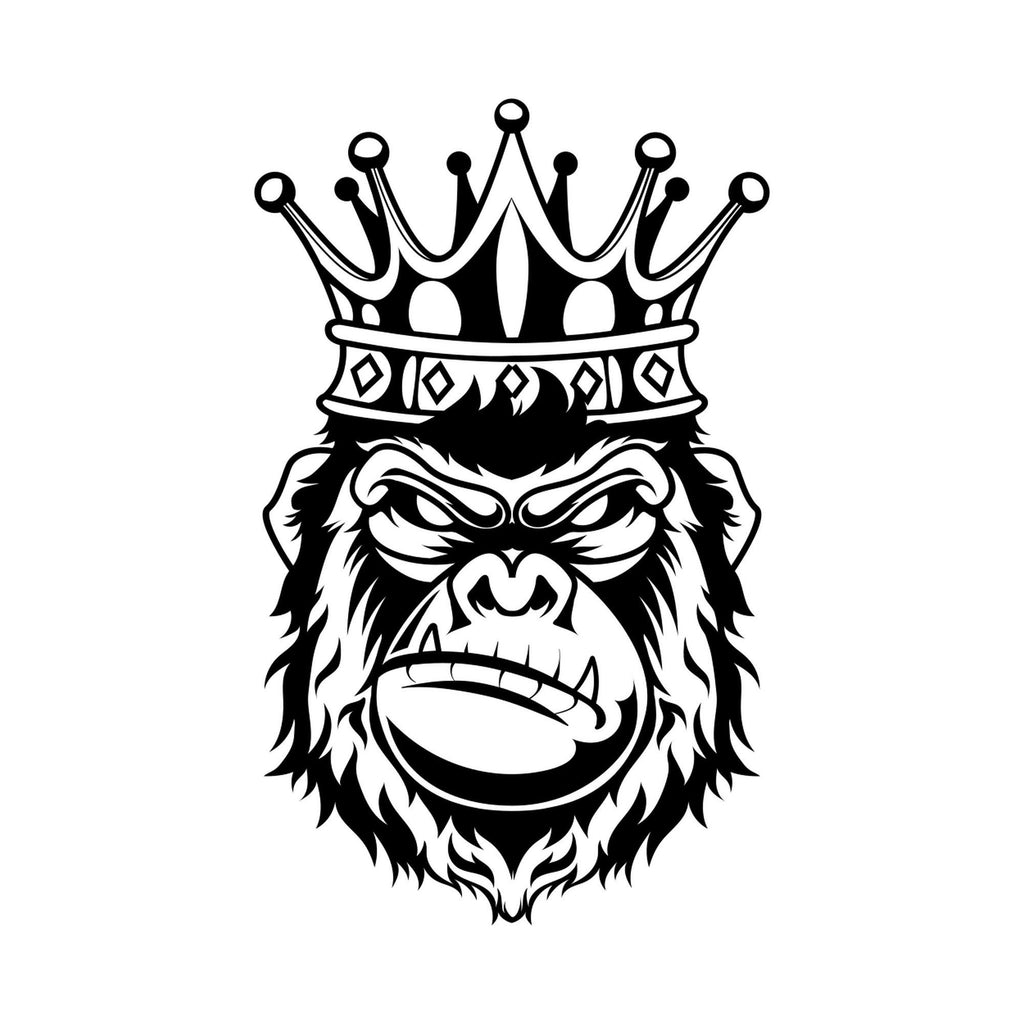 Gorilla Large Sticker caravan sticker image 2