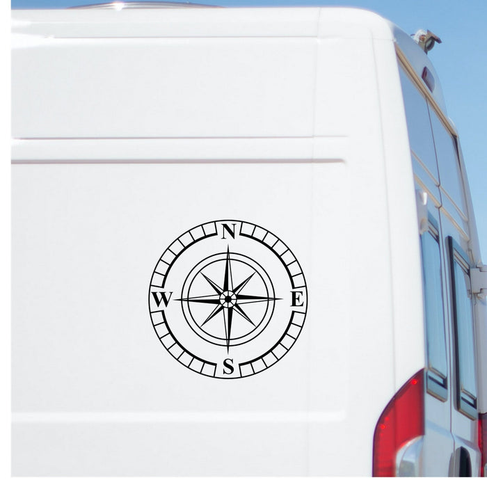 Large Compass Sticker caravan sticker image 1