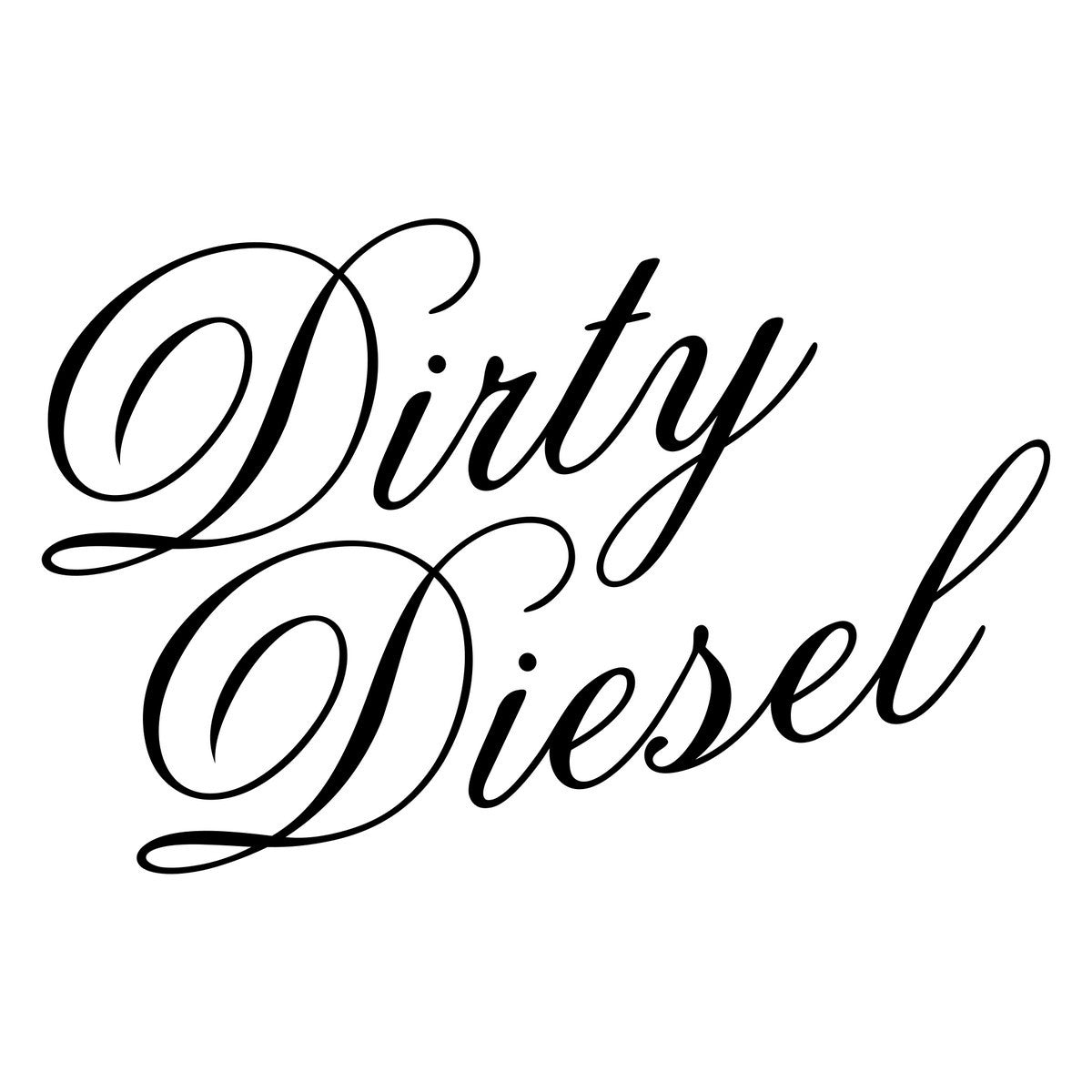 Dirty Diesel Car Sticker
