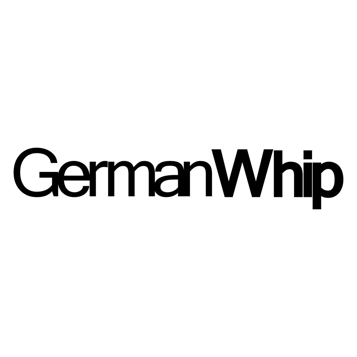 German Whip Sticker