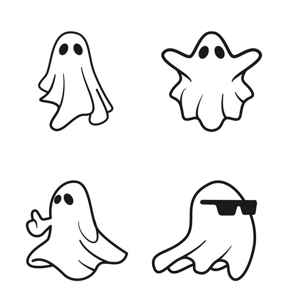 Ghost stickers