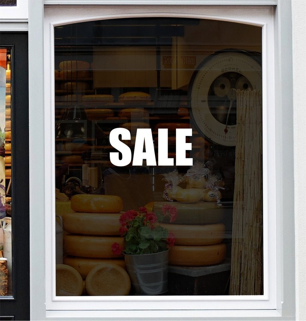 Classic Sale Shop Window Sticker example 4