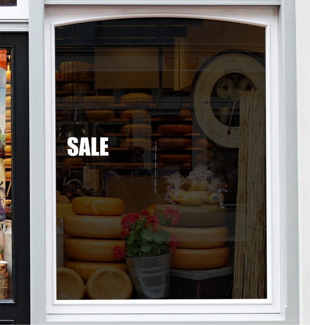 Classic Sale Shop Window Sticker example 6