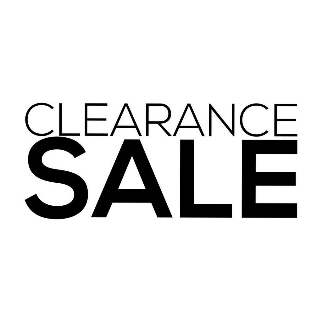 Clearance Sale Shop Window Sticker design on a white background